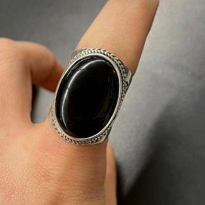 BLACK ONYX RING